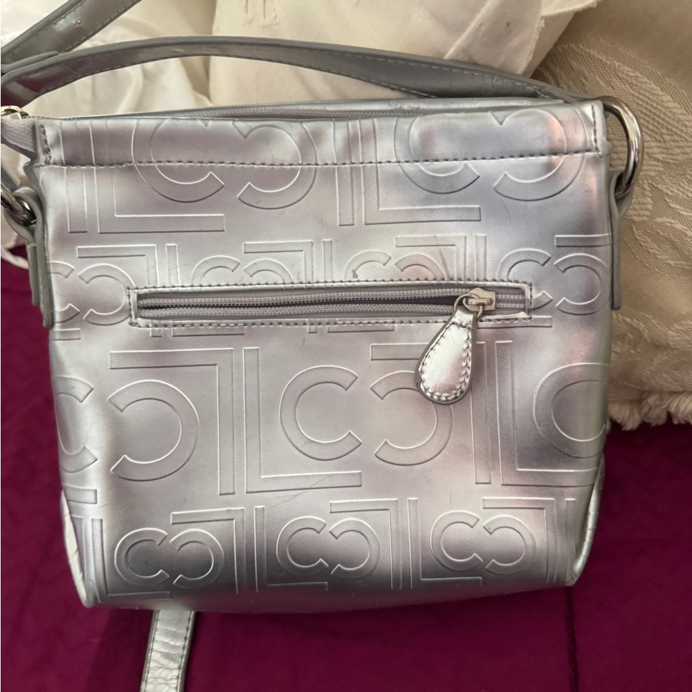 Silver Liz Claiborne Crossbody Bag